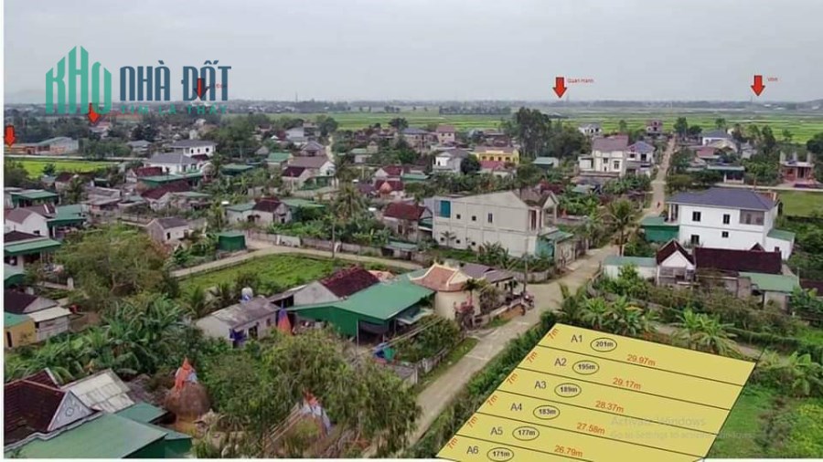 Sở Hữu Ngay 3 Lô Liền Kề Vị Trí Đắc Địa Tại Trung Hưng Trung - Hưng Nguyên - Nghệ An