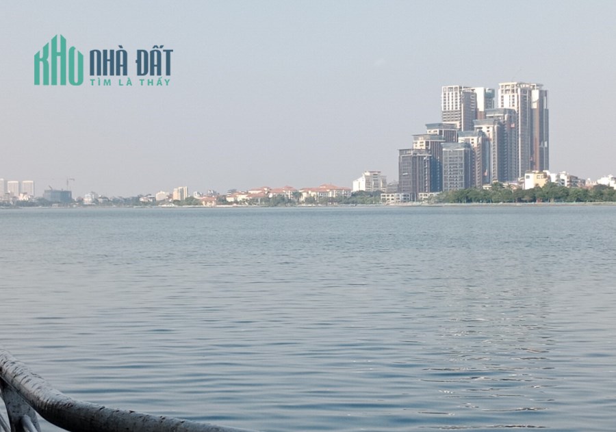 BÁN NHÀ MẶT HỒ TÂY, MẶT TIỀN KINH DOANH, 1 BƯỚC VIEW HỒ. DT: 170M2, MT: 8M, GIÁ: 118 TỶ