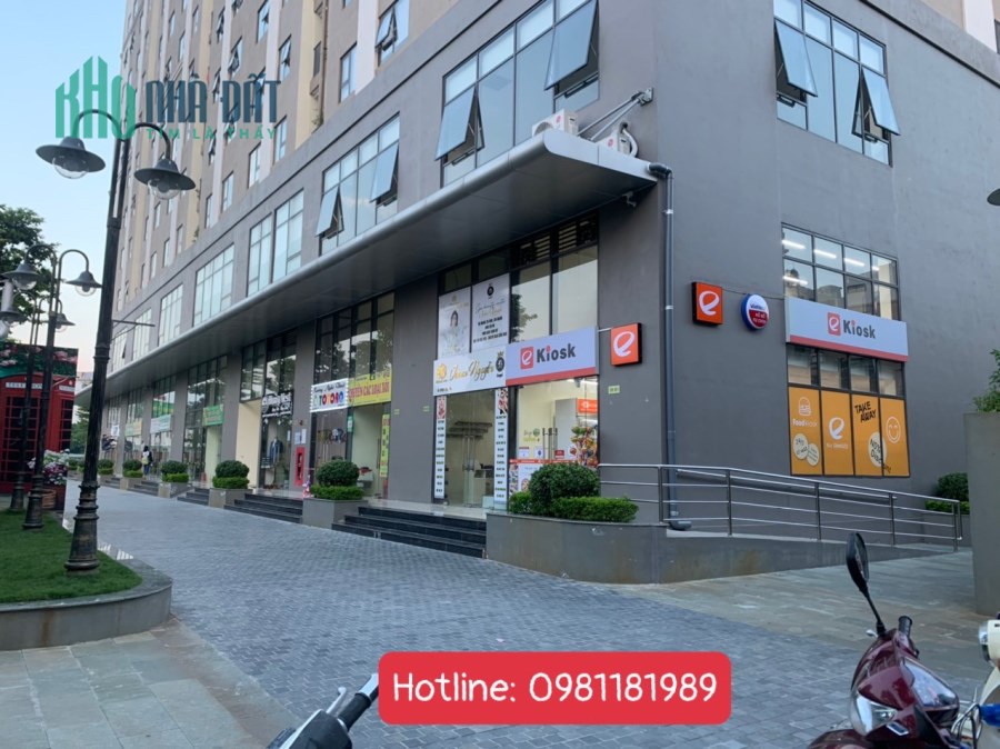 Kiot khối đế chung cư IEC, 40m2*2 tầng, kinh doanh buôn bán sầm uất, 2.5 tỷ