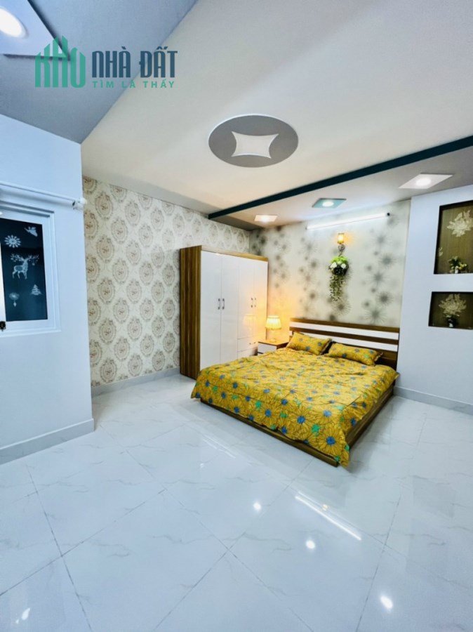 Bán Nhà Bùi Quang Là Gò Vấp 4.5m x 12m 3 Tầng giá 4 tỷ 8 TL Hẻm Xe Tải 30m