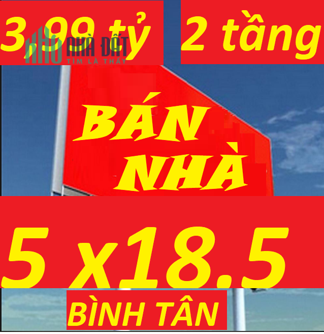🔥MUA BÁN NHÀ ĐẤT, QUẬN BÌNH TÂN, 5 X18.5M TIỆN XÂY MỚI , HẺM 5M