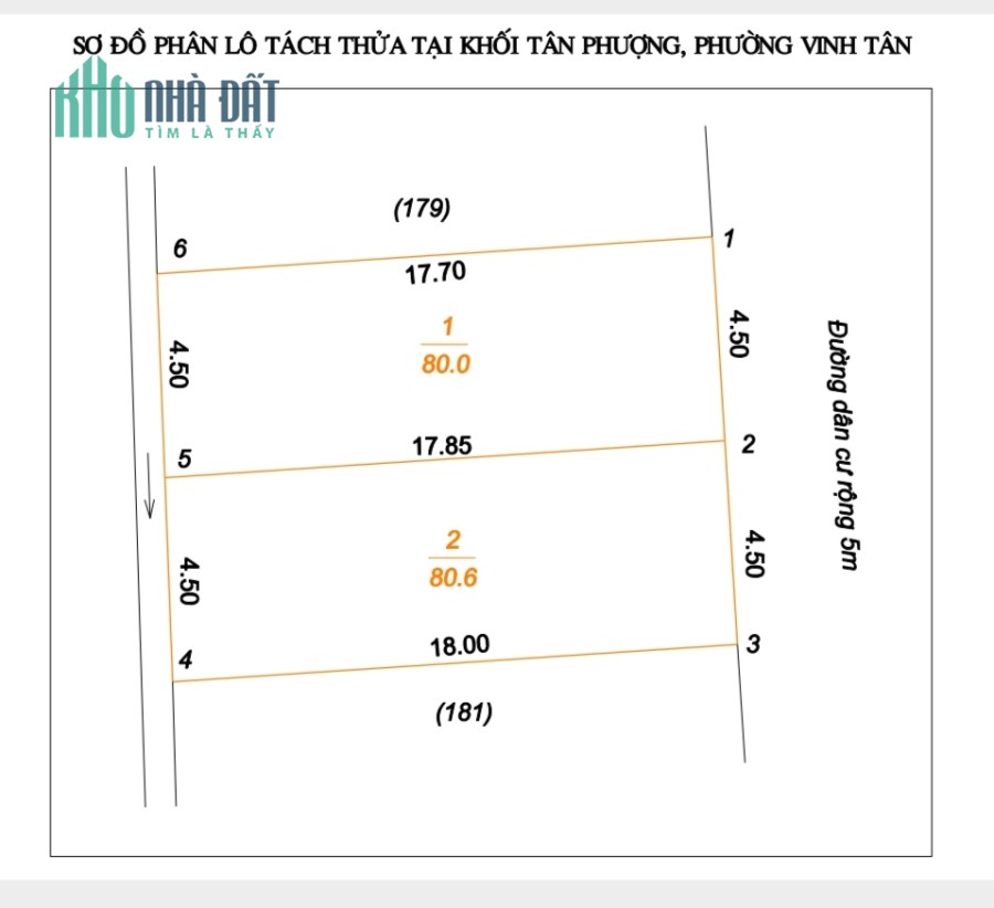 Hộ Khẩu Phường Trung Tâm Vinh Tân ,Cạnh Khu Vinh Heritage Thành Phố Vinh