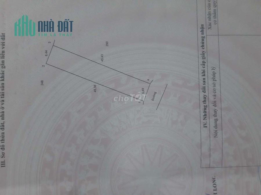 Chính Chủ Cần Bán Lô Đất Tâm Huyết, Vị Trí Đẹp, Kích Thước Đất Phù Hợp Xây Nhà Ở Rộng Rãi, Giá Siêu