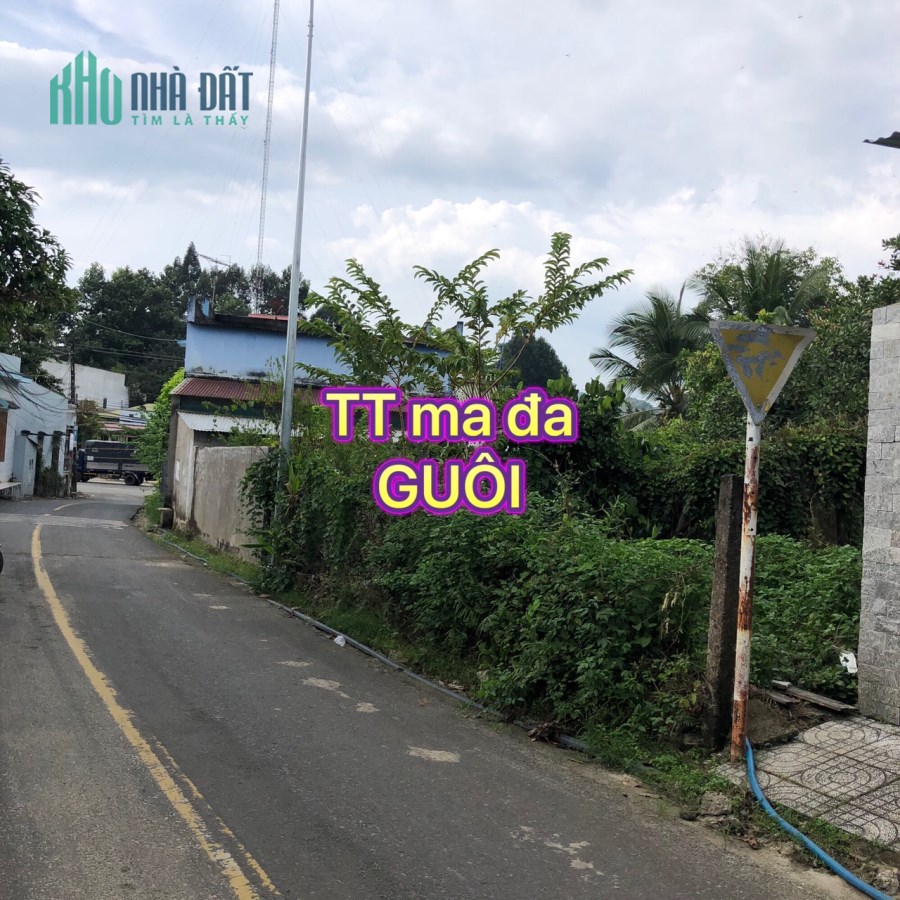 ĐẤT THỊ TRẤN MA ĐA GUÔI H ĐẠ HUOAI - LÂM ĐỒNG   GIÁ RẺ ; 1,25 TỶ ;129M2 ( tc 75m2)