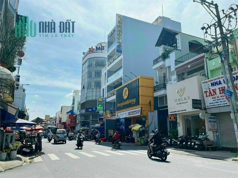 Nhà bán góc 2 mặt tiền 130 Tân Hương, Tân Phú 7.1x19m, đúc 6 tấm, thang máy. Giá 35 tỷ thương lượng