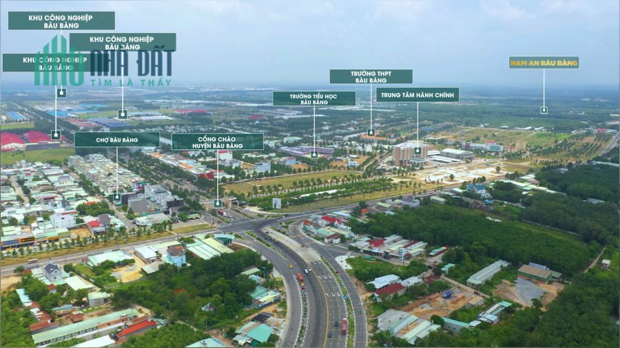 Đất sổ đỏ riêng đường nhựa, kề quốc lộ 13 chỉ thanh toán trước 330 triệu