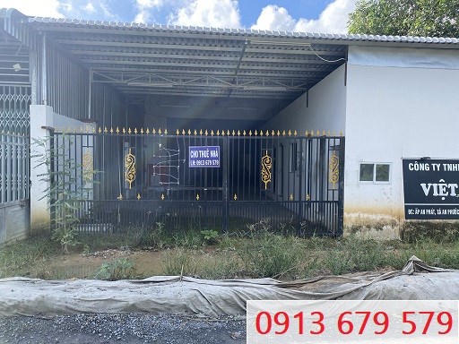 Chính chủ cho thuê kho xưởng xã An Phước, Tân Hồng, Đồng Tháp; 10tr/th; 0913679579