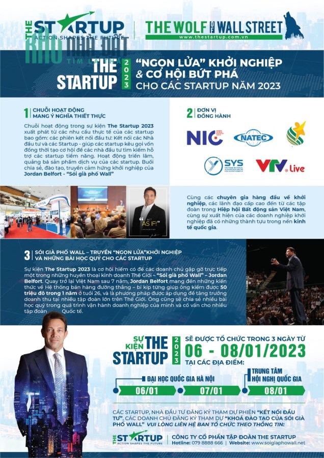 THE STARTUP - NGỌN LỬA KHỞI NGHIỆP CƠ HỘI BỨT PHÁ CHO CÁC STARTUP NĂM 2023