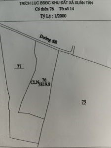 Cần Bán Lô Đất Tại phường Xuân Tân, thành phố Long Khánh