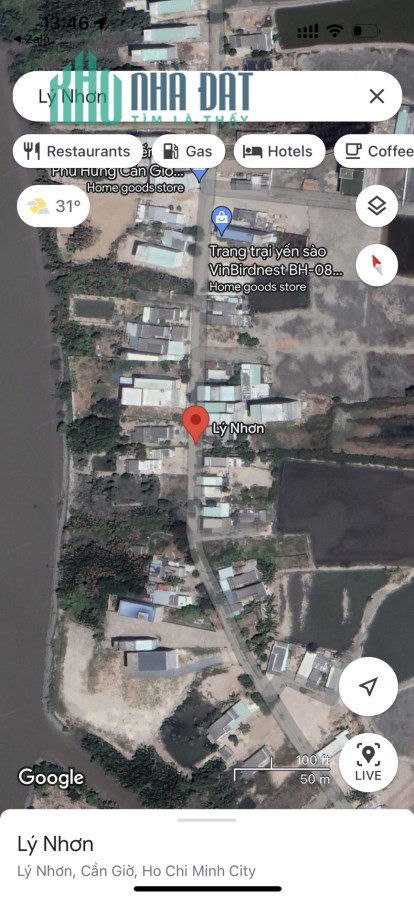 Cần bán lô đất đường Lý Nhơn, xã Lý Nhơn, Cần Giờ 4tỷ