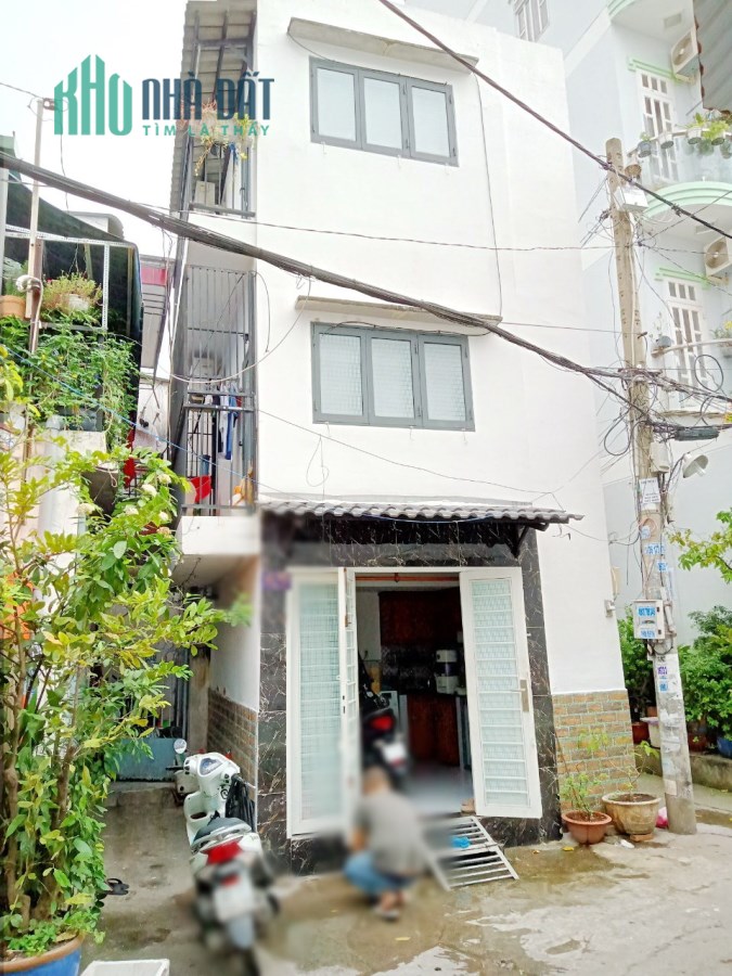 Nhà bán căn góc hẻm thông 5C đường Võ Trứ P9Q8