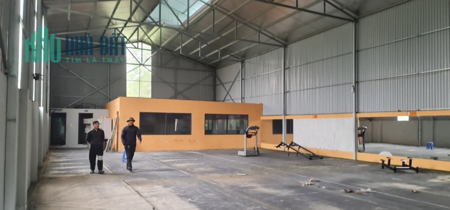cho thuê kho xưởng ngay Trạm Bơm Yên Nghĩa 320m xe container đỗ cửa giá 50k/m