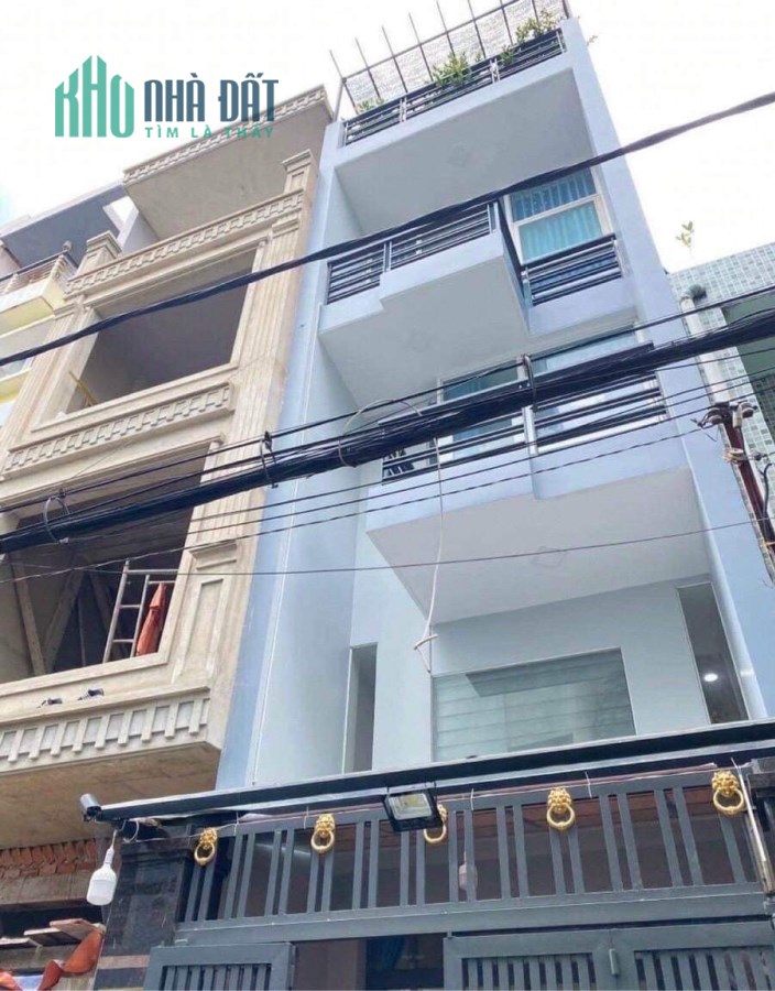 BÁN GẤP NHÀ HXH THÔNG NƠ TRANG LONG BÌNH THẠNH-47M2-5TẦNG BTCT-5PN-DỞ VUÔNG NHỈNH 8 TỶ