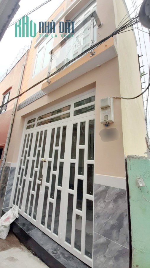 Nhà mới, 3 tầng hẻm Nguyễn Duy P9Q8. Giá 2,25 tỷ TL