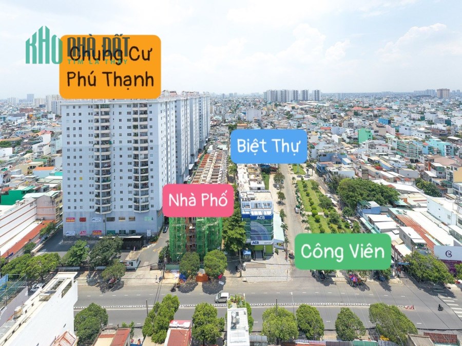 KẸT TIỀN BÁN GẤP TÒA NHÀ MẶT TIỀN ĐƯỜNG LỚN 10X23M NGAY BIG C QUẬN TÂN PHÚ
