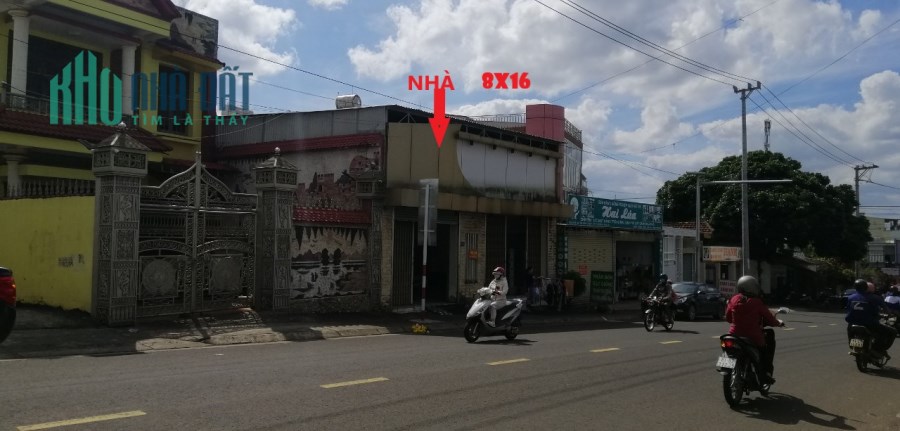 Bán nhà Tô Vĩnh Diện,TP Pleiku,Gia Lai,nhà cấp 4 8x16.Giá 6,8 tỷ