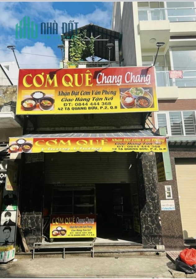 Sang quán hoặc cho thuê kinh doanh quán cơm tầng trệt lượng khách ổn định