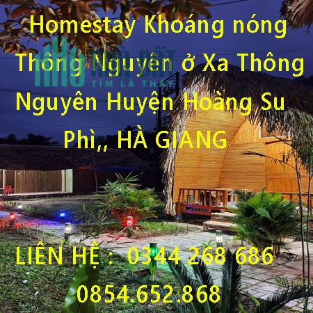 Homestay Khoáng nóng Thông Nguyên ở Xa Thông Nguyên Huyện Hoàng Su Phì,, HÀ GIANG