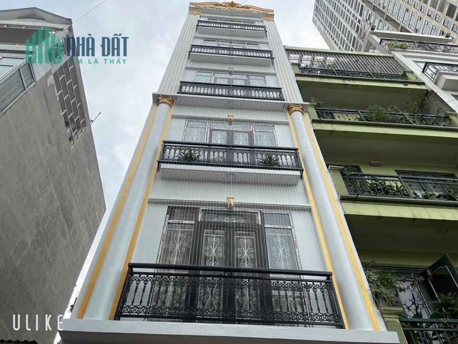 PHÂN LÔ- VỈA HÈ- Ô TÔ ĐỖ- GAZA- 7 TẦNG THANG MÁY dt: 45m2 x 7T Mt: 4.5m Giá Chào chỉ  9.8 tỷ