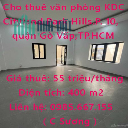 Cho thuê văn phòng KDC Cityland Park Hills phường 10, quận Gò Vấp.TP.HCM