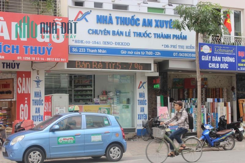 bán nhà mặt phố Thanh Nhàn, HBT, DT: 85m, MT4m, Ô tô, Kinh Doanh sầm uất, giá 3,2 Tỷ