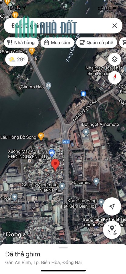 Cho thuê lô đất đường Lê Văn Duyệt, P.An Bình, Biên Hoà