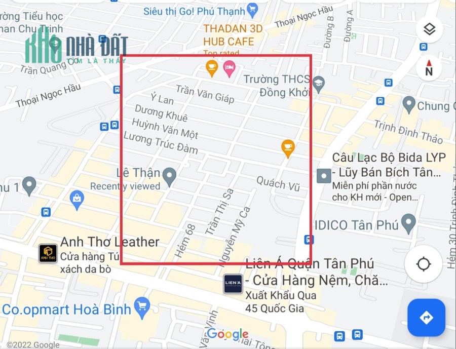 Đường 8m gần Novaland Tô Hiệu 300m. dt 4.1x12, 3 tầng. Giá 6tỷ