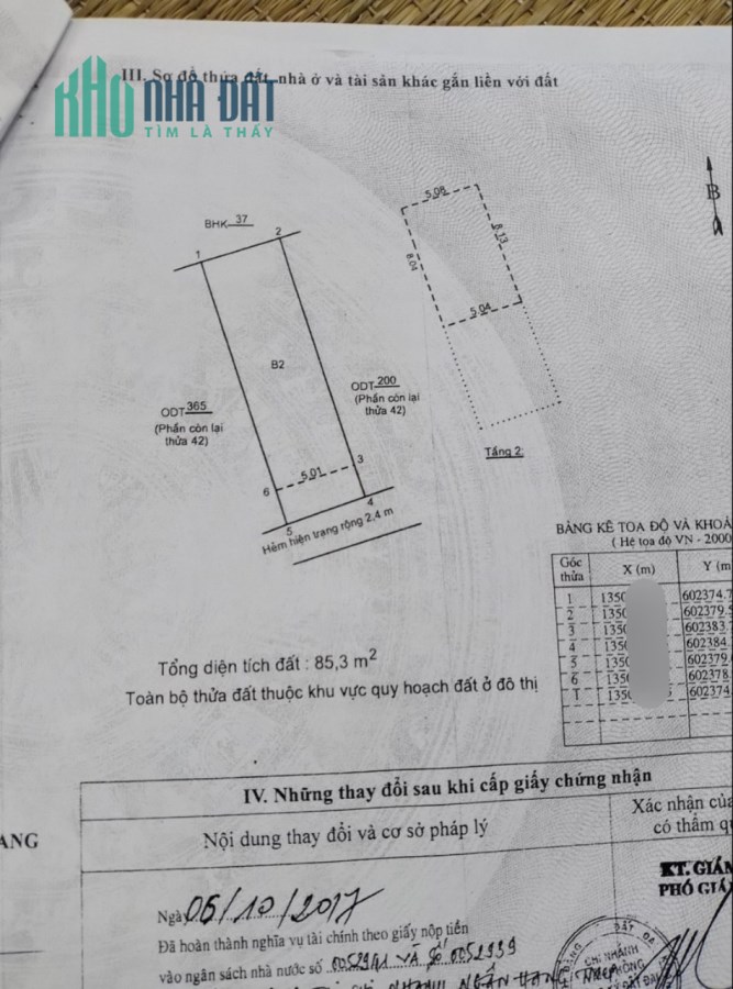 Bán nhà gác đúc bê tông, gần đt phước long nha trang, gần chợ Bình Tán, BV Tâm Trí giá 2ty9