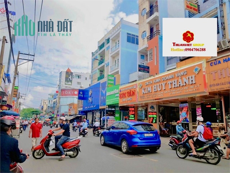 Bán nhà mặt tiền kinh doanh đường Tân Hương,DT:8x27,hậu 12m.đúc 3 lầu.Ngay chợ giá 47 tỷ