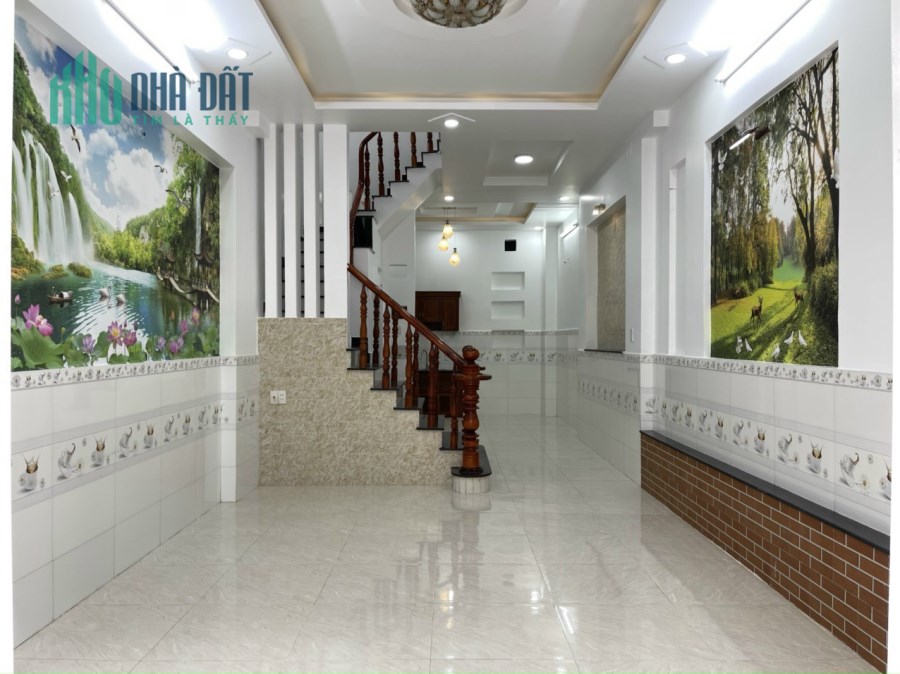 Bán nhà quận 12, Hẻm xe hơi 5M đường Trần Thị Cờ, Gần 50M2, 3 Tầng, 4PN, Chỉ 4 Tỷ 350