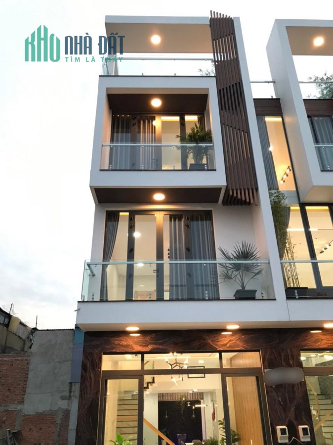 NHÀ ĐƯỜNG TÂN QUÝ, TÂN PHÚ-4 TẦNG-60M2, XE HƠI 7 CHỖ VÀO TỚI NHÀ