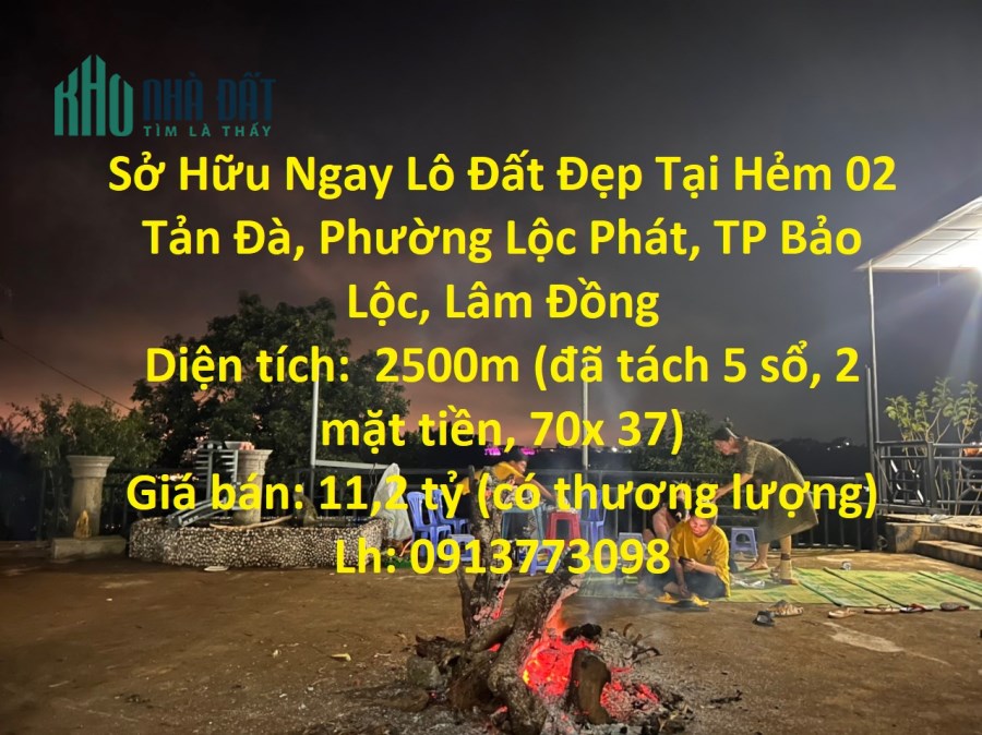 Sở Hữu Ngay Lô Đất Đẹp Tại Hẻm 02 Tản Đà, Phường Lộc Phát, TP Bảo Lộc, Lâm Đồng