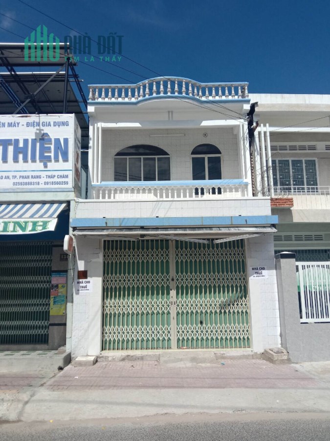 Cho thuê nhà nguyên căn 100m2 mặt đường Nguyên Du, TP Phan Rang – Tháp Chàm, Ninh Thuận.