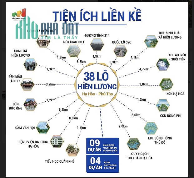 CƠ HỘI ĐẦU TƯ VỚI TIỆN ÍCH NGẬP TRÀN - NGÀN LÝ DO SINH LỜI - HIỀN LƯƠNG , HẠ HÒA , PHÚ THỌ