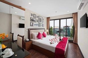 KHÁCH SẠN MẶT PHỐ NGUYỄN KHOÁI, HAI BÀ TRƯNG 118M, 7T, MT: 5.1M, 35 TỶ