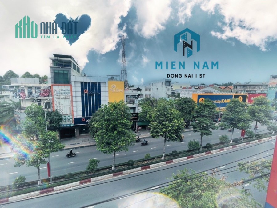 Cho thuê Toà nhà 4 lầu mặt tiền Đường Đồng Khởi biên hòa đồng nai