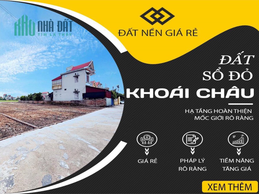 Bán đất giá rẻ Khoái Châu Hưng Yên