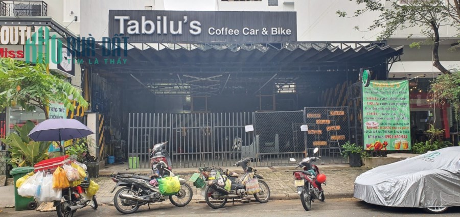 Cho thuê mặt bằng Phú Mỹ Hưng 12 x18,5m  xây tiền chế làm quán ăn, cafe, gara ô tô