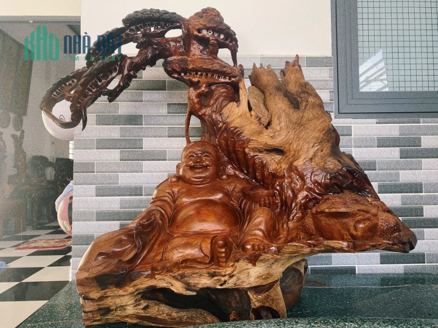 Bán tượng Phật Di Lặc Hương Đá 80x47x92