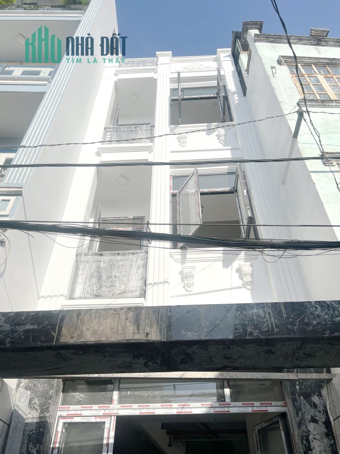 Nhà mới 4 tầng HXH ngay chợ đường Bùi Minh Trực P5Q8