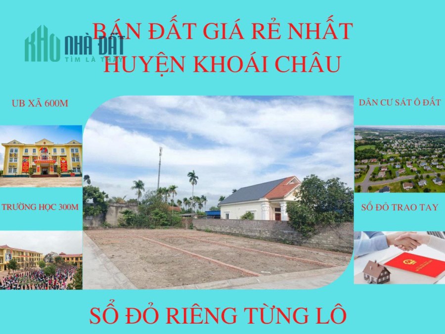 bán đất giá rẻ Khoái Châu Hưng yên