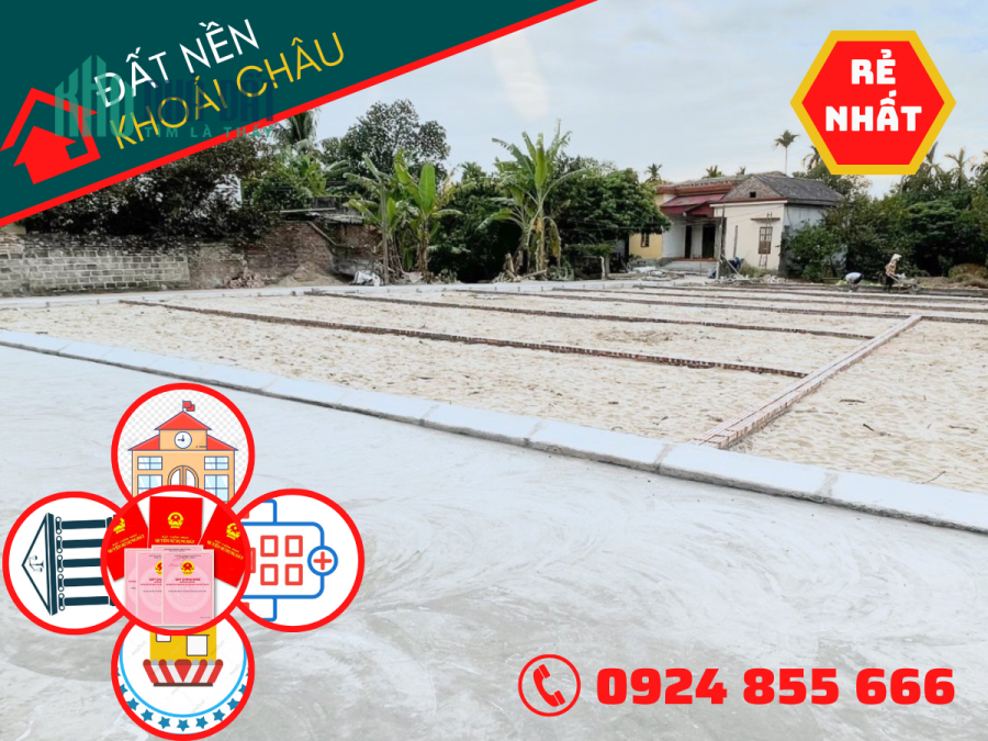 Đất sổ đỏ Khoái Châu rẻ nhất thị trường cuối năm 2022