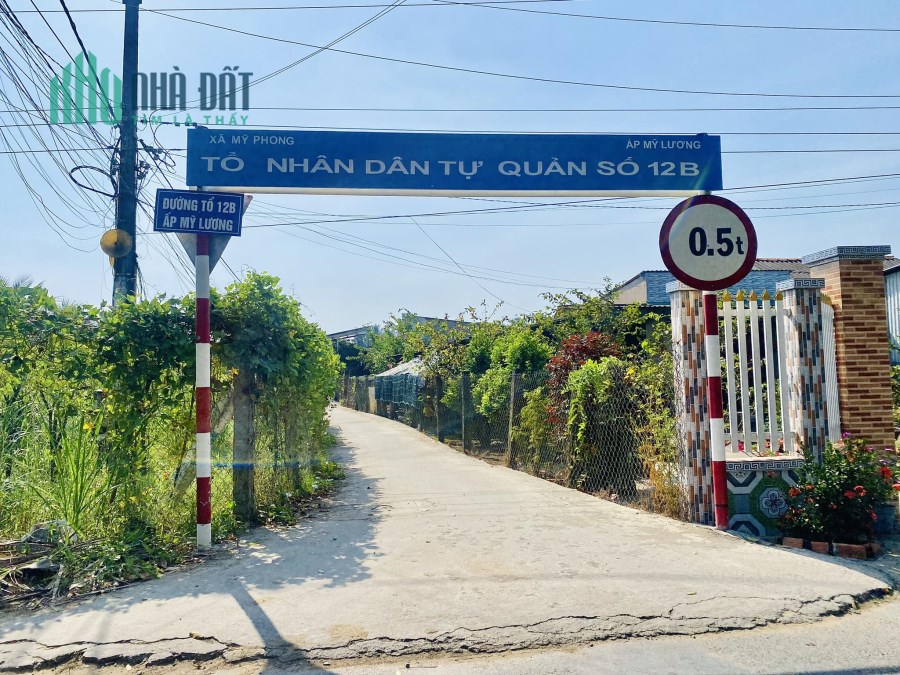 1 công1 đất Mỹ Phong, Mỹ Tho, Tiền Giang thích hợp xây nhà vườn nghỉ dưỡng