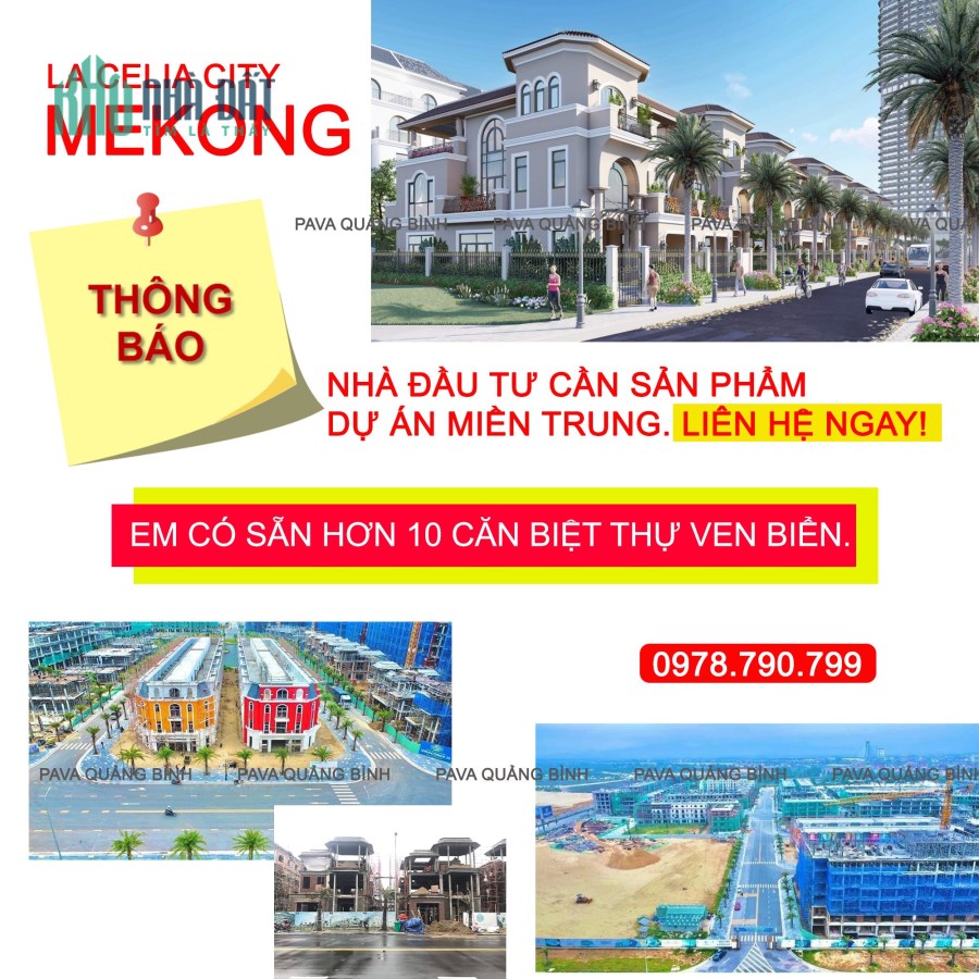 Cần bán gấp nhà biệt thự ven biển tại dự án nam mekong hcm