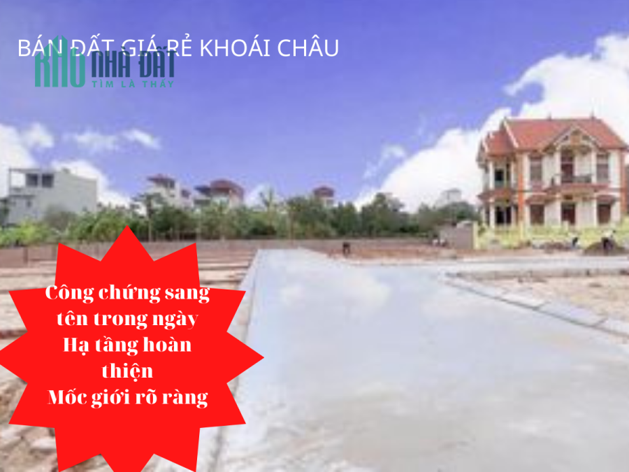 Bán gấp lô đất thổ cư giá rẻ, công chứng trong ngày
