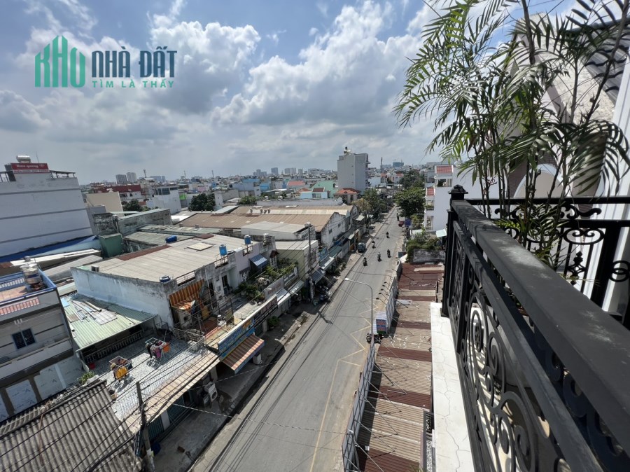*      MẶT TIỀN - 80m2(4.5mx18.6m) Nở Hậu - - 5 tầng BTCT - NHÀ MỚI ĐẸP