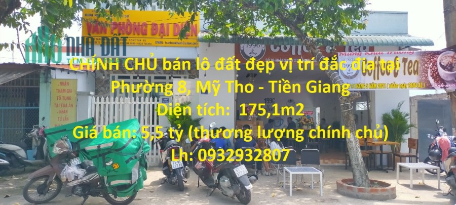 CHÍNH CHỦ bán lô đất đẹp vị trí đắc địa tại Phường 8, Mỹ Tho - Tiền Giang