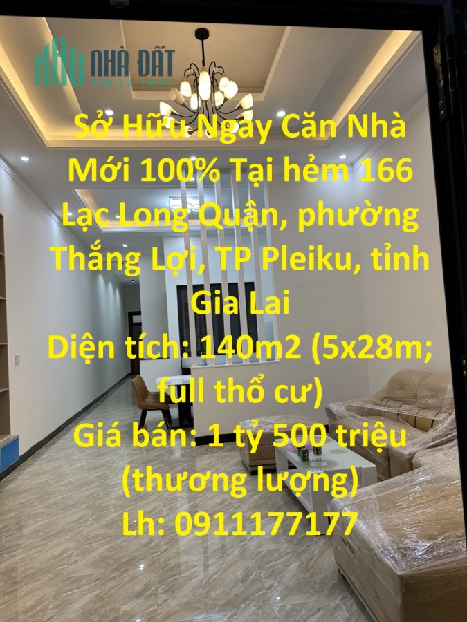 Sở Hữu Ngay Căn Nhà Mới 100% Tại Phường Thắng Lợi – Giá Cực Ưu Đãi