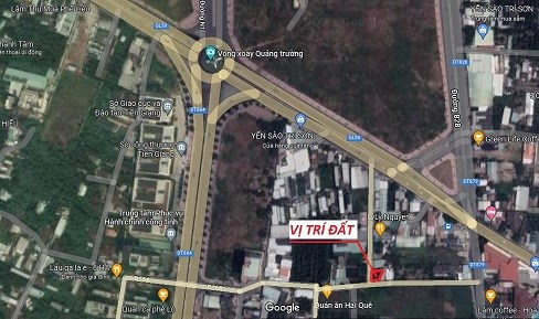 Cần bán đất nền 2 mặt tiền. Vị trí cách quảng trường 100m . đường trước rộng 4m, đường bên hông 2m.