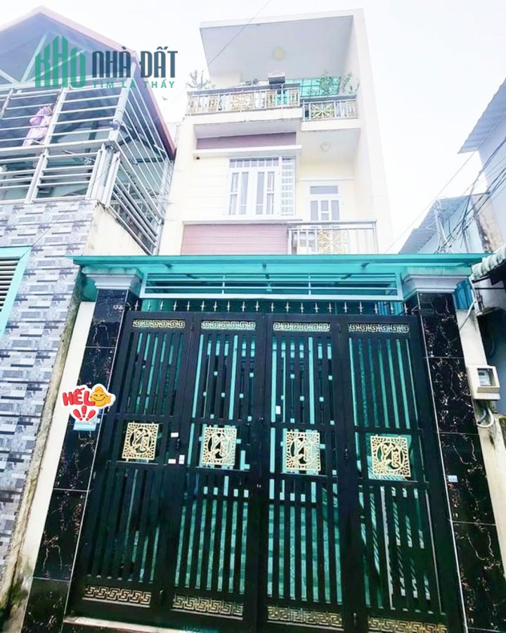 HẺM THÔNG TRẦN THỊ CỜ Q12 - 64M2, 3 TẦNG BTCT - NHÀ ĐẸP Ở NGAY - CHỈ NHỈNH 4 TỶ.